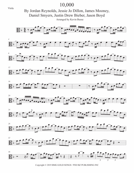 10,000 Hours (arr. Kevin Busse)