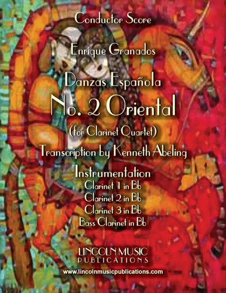 Granados – Danza Española - No.2 "Oriental" (for Clarinet Quartet) (arr. Kenneth Abeling)