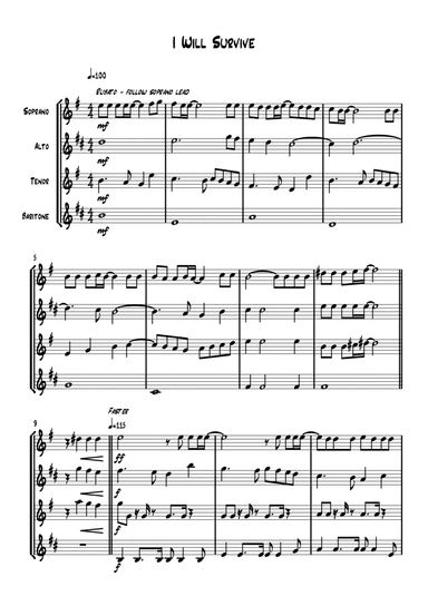 I Will Survive (arr. Verena Watkiss)