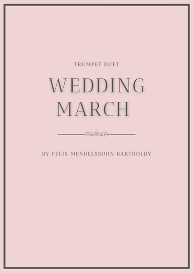 Wedding March for trumpet duet (arr. D. Wattson)