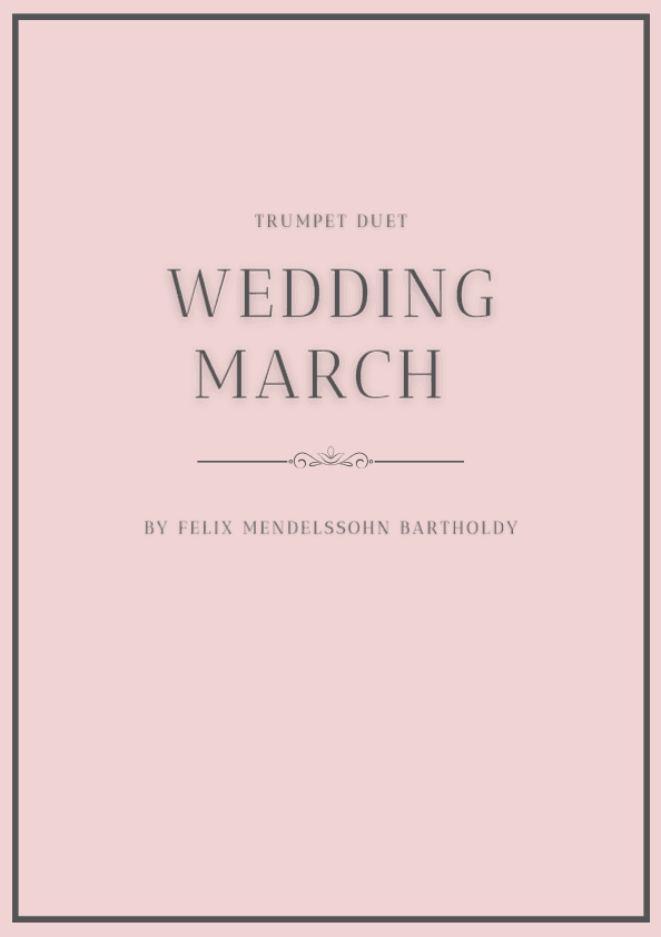 Wedding March for trumpet duet (arr. D. Wattson)