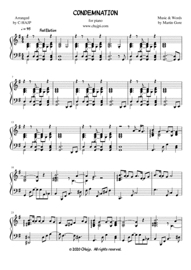 Condemnation (arr. CHajp)
