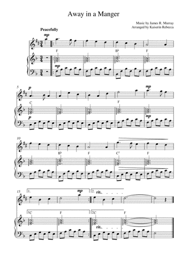 Away in a Manger (arr. Kaiserin Rebecca)