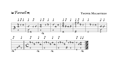 Farewell (arr. David Hernández)