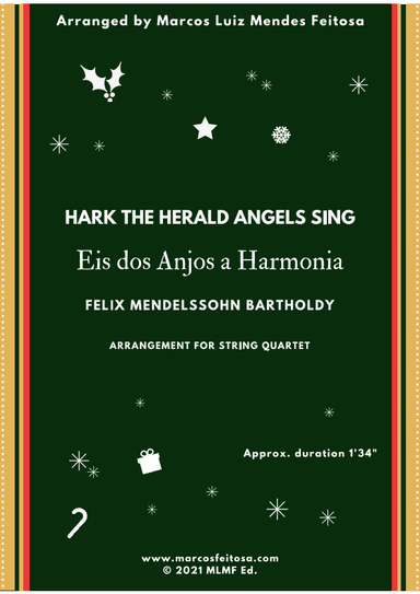Hark The Herald Angels Sing (Eis dos Anjos a Harmonia) - String Quartet (arr. MARCOS LUIZ MENDES FEITOSA)
