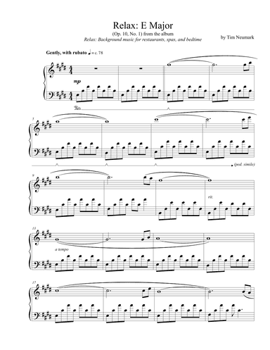 Relax: E Major