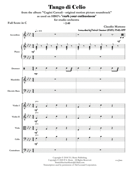 Eskimo Lumber (arr. Patrick Sheehan)