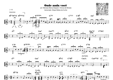 Onde Anda Voce (arr. Sérgio Matias da Cunha)