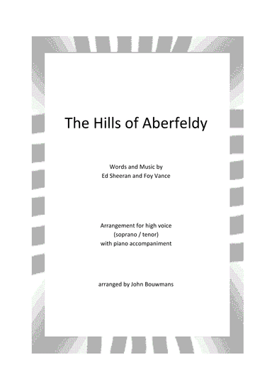 The Hills Of Aberfeldy (arr. John Bouwmans)