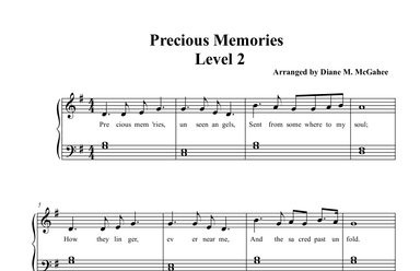 Precious Memories (arr. Arranged by Diane M. McGahee)