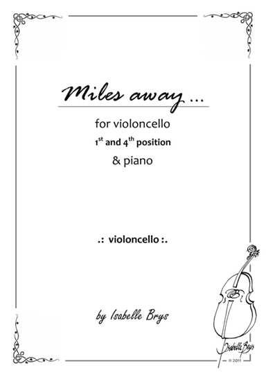 Miles away for Cello and Piano