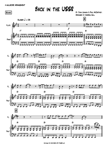 Back In The Ussr (arr. Andrew Will)