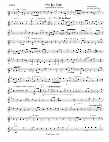 Stephen Foster Revisited (Old Kentucky Home) (arr. Stephen M. Taylor)