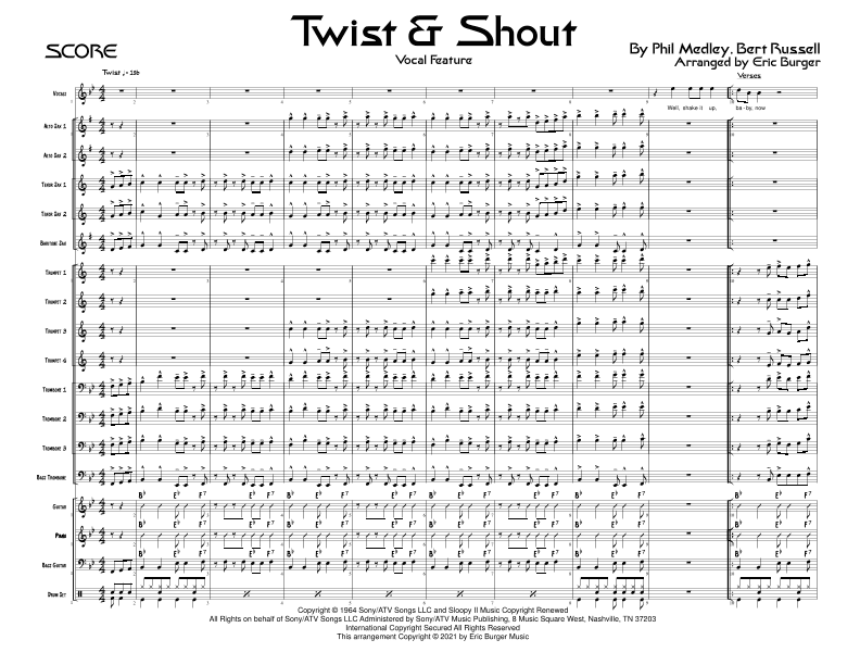 Twist And Shout (arr. Eric Burger)