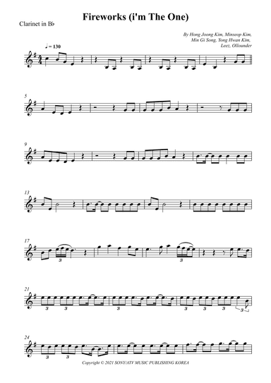 Fireworks (i'm The One) (arr. Wesley S. SIlva)