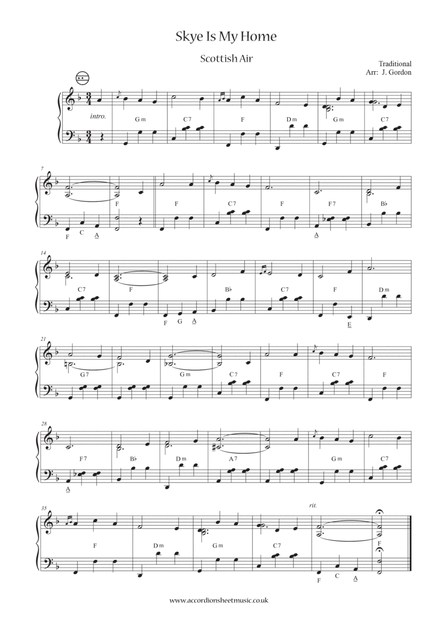 Skye Is My Home (arr. Julia Gordon)