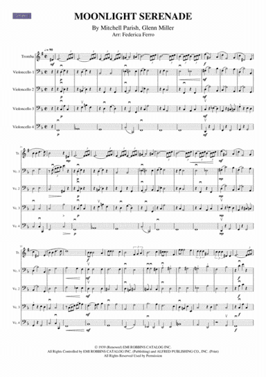 Moonlight Serenade (arr. Federica Ferro)