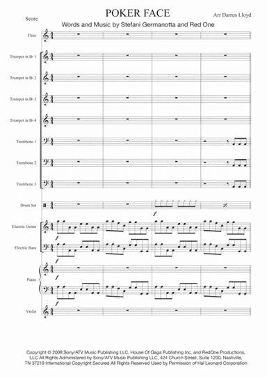 Poker Face (arr. Darren Lloyd)