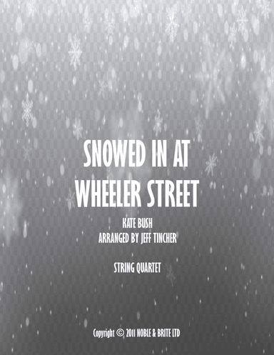 Snowed In At Wheeler Street (arr. Jeff Tincher)