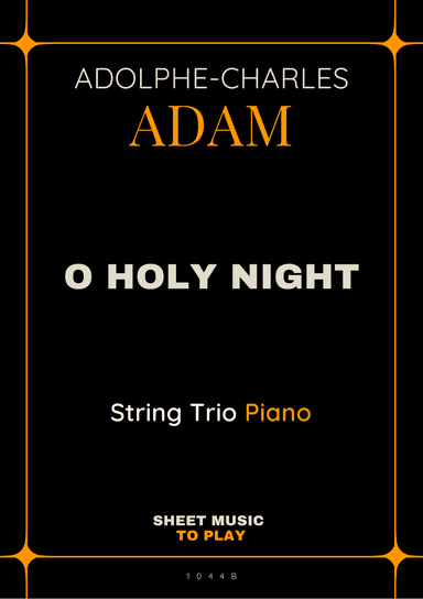 O Holy Night - Piano Quartet (Full Score and Parts) (arr. César Madeira)
