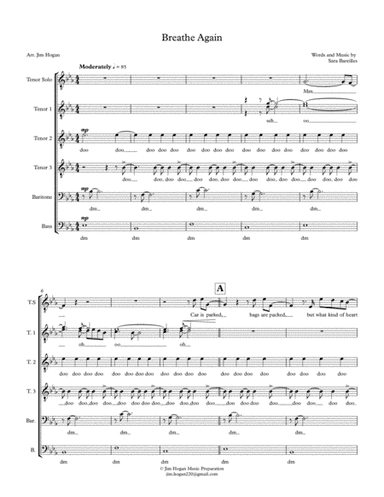 Breathe Again (arr. Jim Hogan)