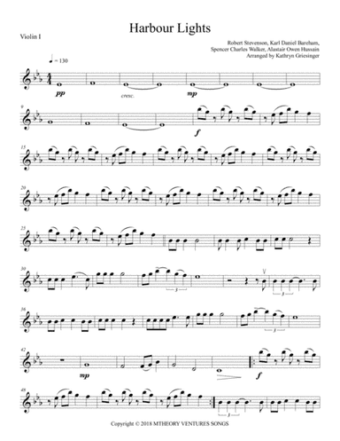 Harbour Lights (arr. Kathryn Griesinger)
