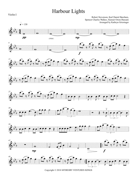 Harbour Lights (arr. Kathryn Griesinger)