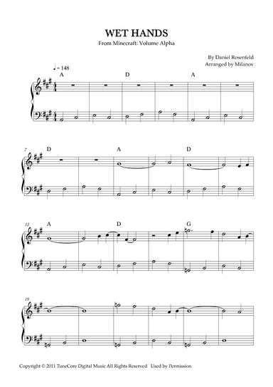 Wet Hands (arr. Milanov)