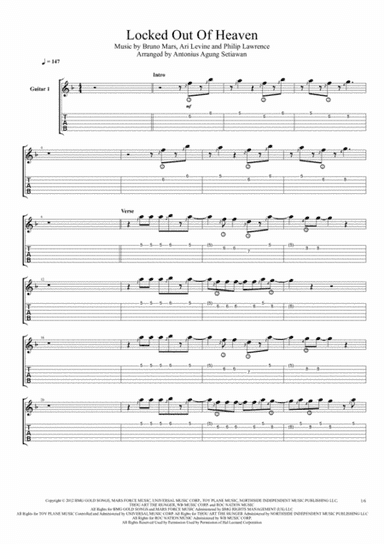 Locked Out Of Heaven (arr. Antonius Agung Setiawan)