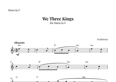 We Three Kings (arr. GDJ)