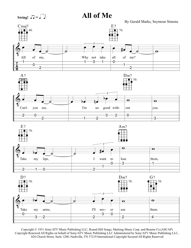 All Of Me (arr. Brent Robitaille)