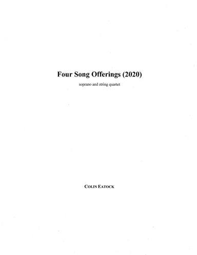 Four Song Offerings (2020)
