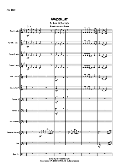 Wanderlust (arr. Andy Norman)