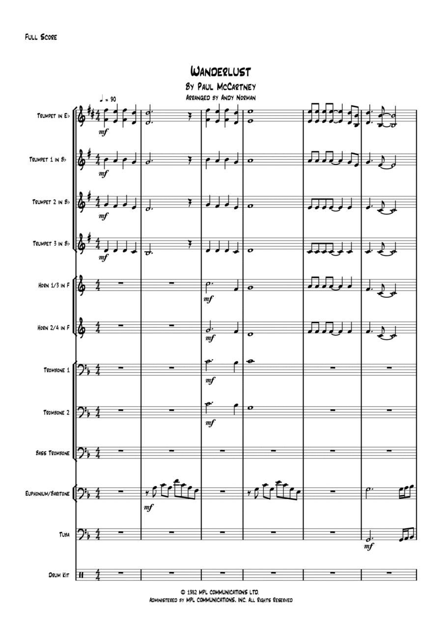 Wanderlust (arr. Andy Norman)