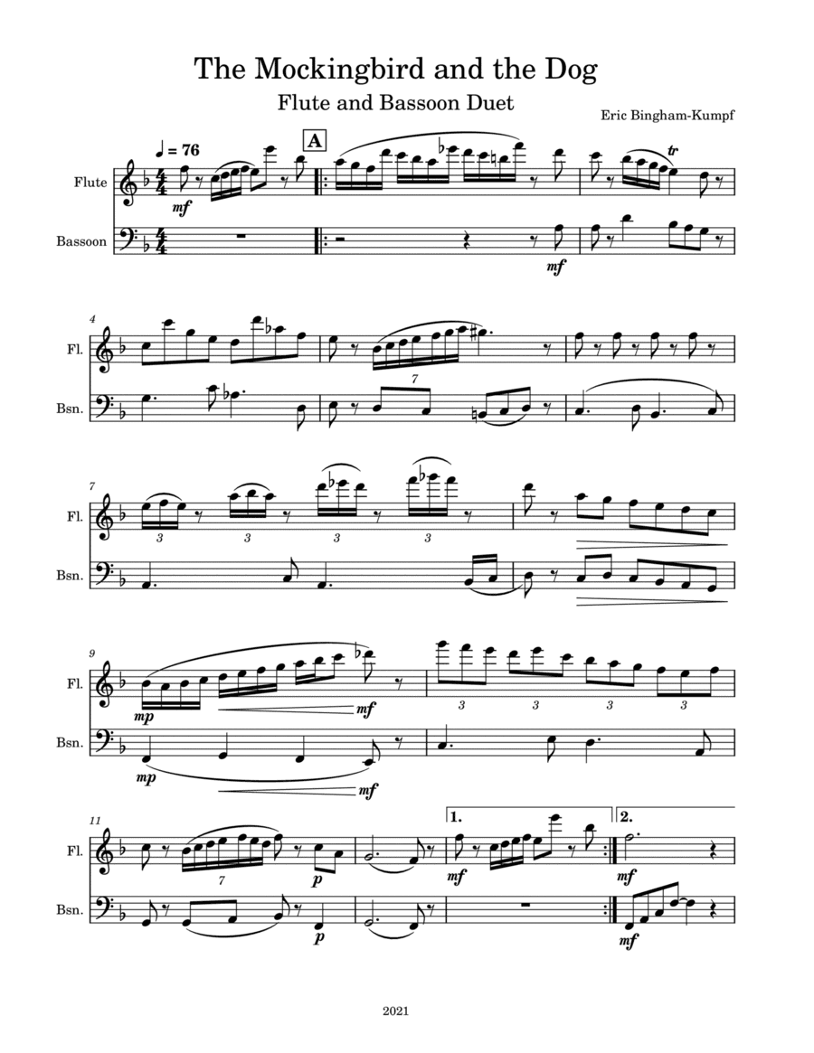 The Mockingbird and the Dog