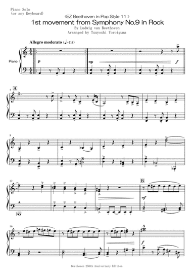 1st movement from Symphony No.9 in Rock (arr. Tsuyoshi Yoroiguma)