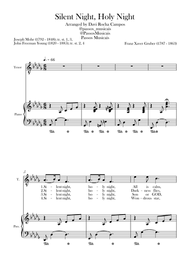 Silent Night, Holy Night (arr. Davi Rocha Campos)