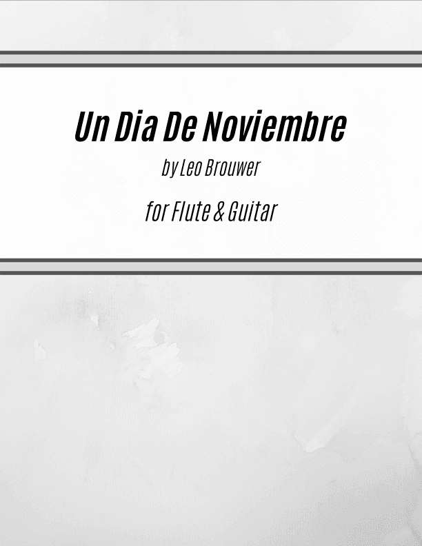 Un Dia De Noviembre (arr. Kenneth Pasciak)