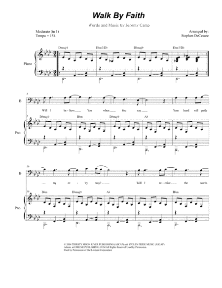 Walk By Faith (arr. Stephen DeCesare)