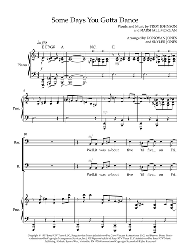 Some Days You Gotta Dance (arr. Donovan Jones and Skyler Jones)