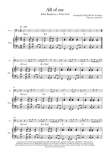 All Of Me (arr. Davi Rocha Campos)