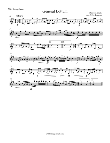 General Lottum (arr. Nick Lacanski)