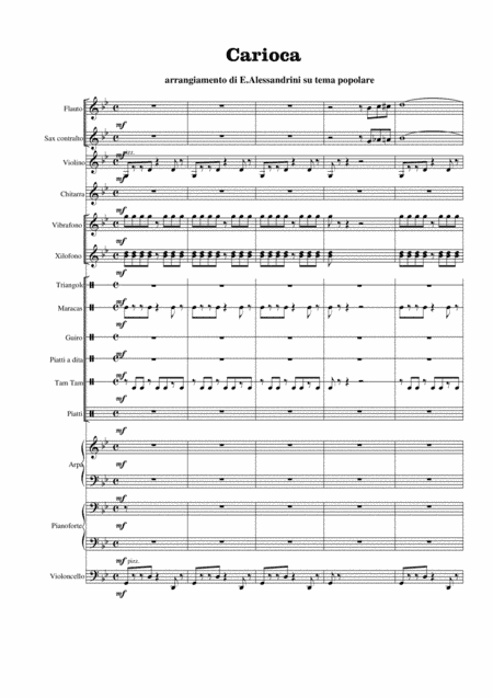 Carioca (arr. Ester Alessandrini)