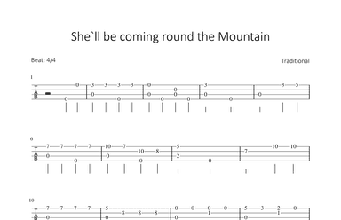 She‘ll be coming round the Mountain (arr. Bettina Schipp)