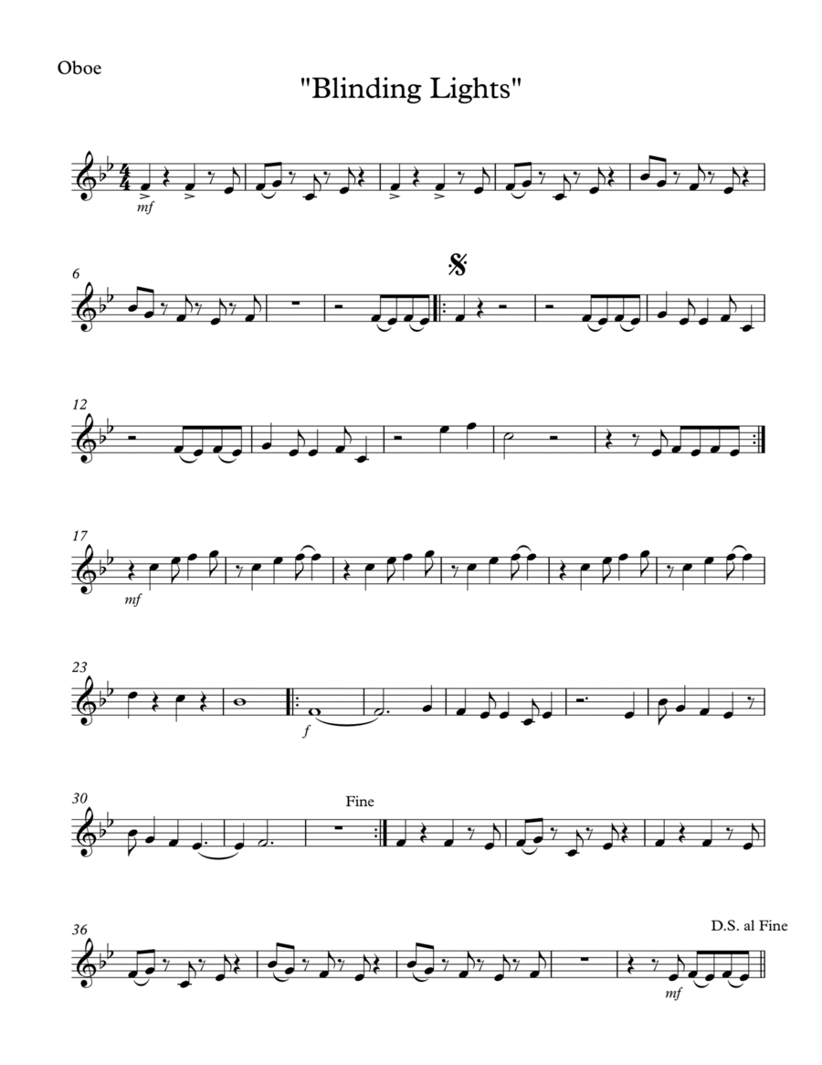 Blinding Lights (arr. SongBird Music)