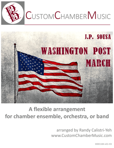 Sousa Washington Post March (Flexible Ensemble) (arr. Randy Calistri-Yeh)