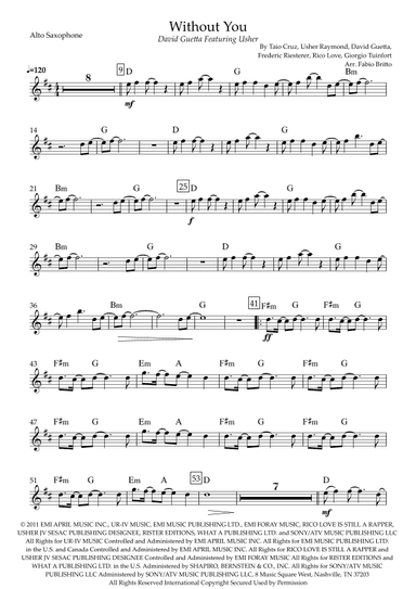Without You (arr. Fabio Britto)