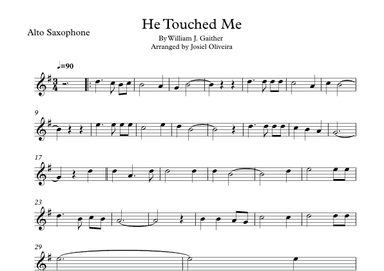 He Touched Me (arr. Josiel Oliveira)