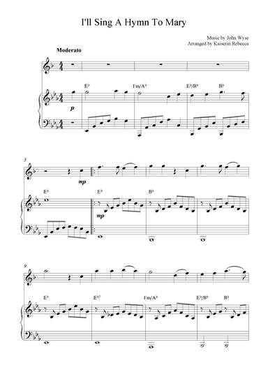 I'll Sing A Hymn To Mary (arr. Kaiserin Rebecca)