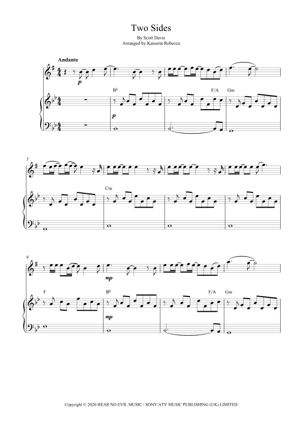 Two Sides (arr. Kaiserin Rebecca)